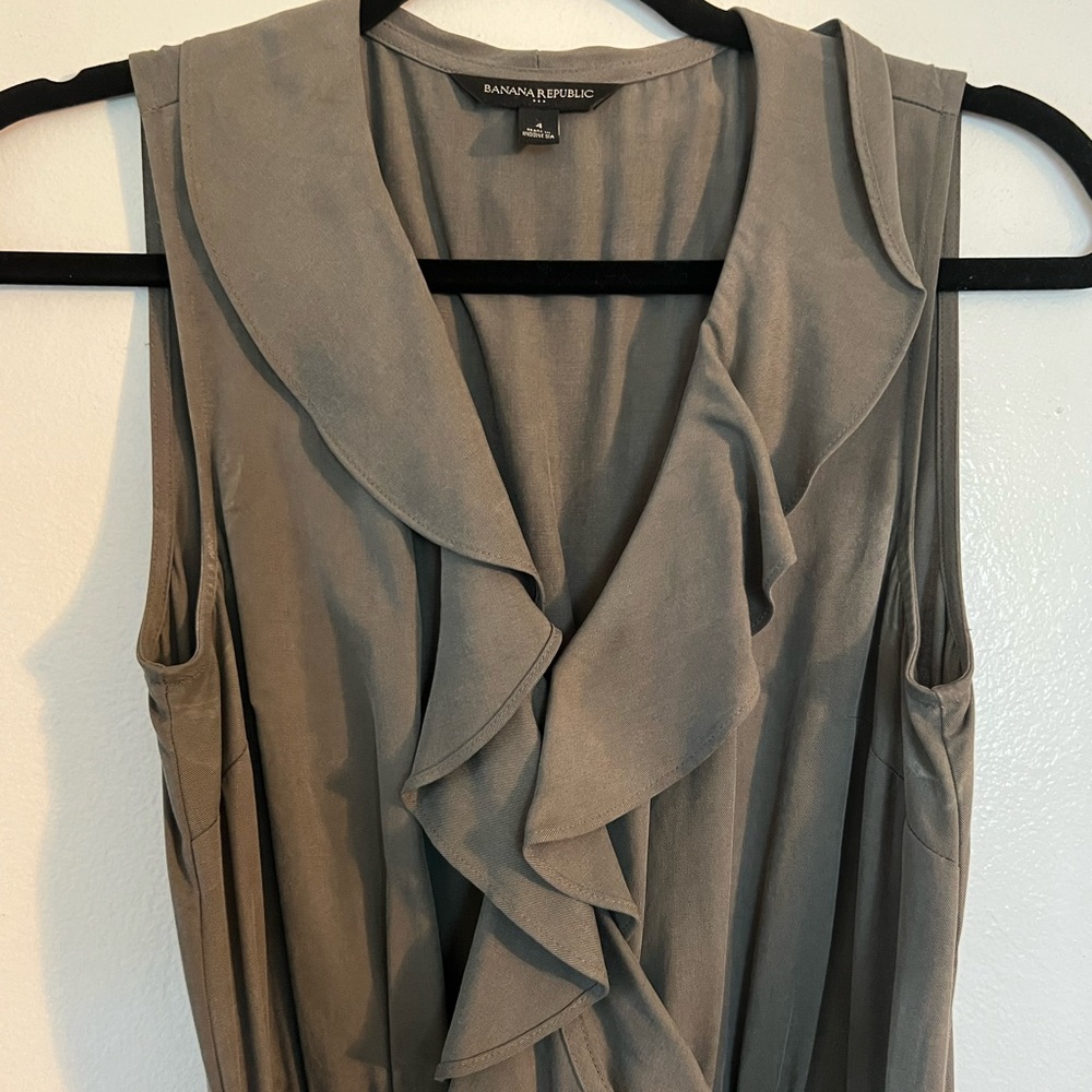 Olive banana republic dress